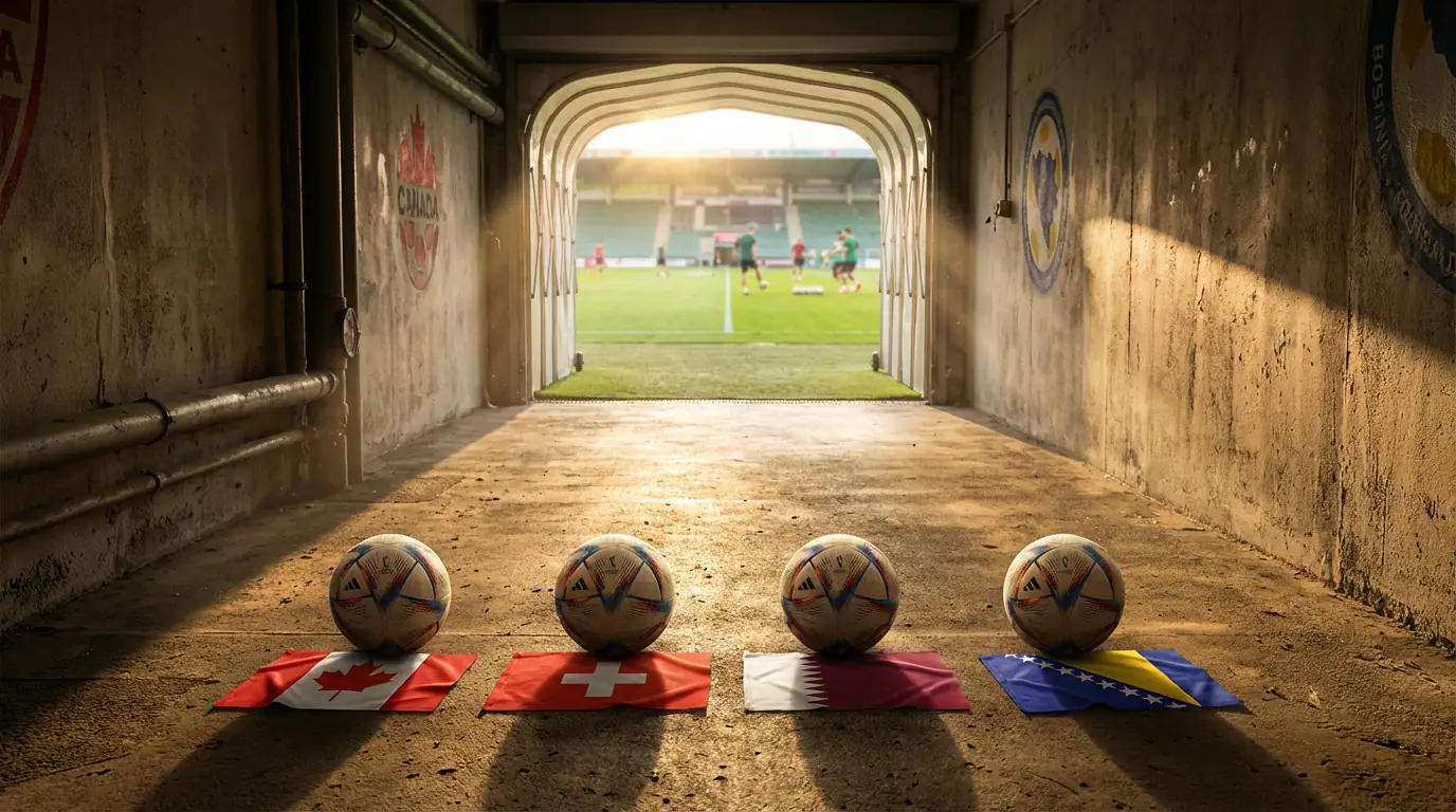 WM 2026 Gruppe B Analyse mit Kanada, Schweiz, Katar und Bosnien und Herzegowina