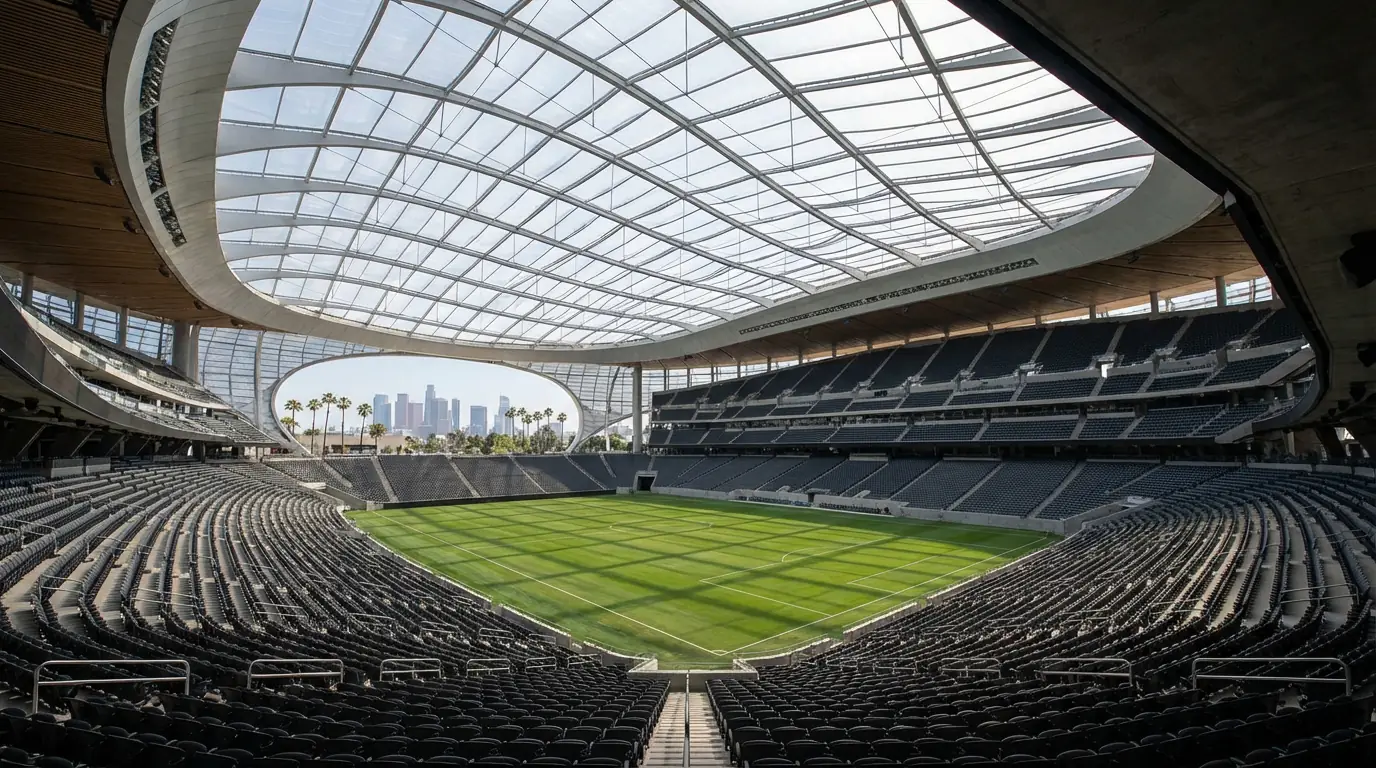 SoFi Stadium in Inglewood, Los Angeles, WM 2026 Spielort